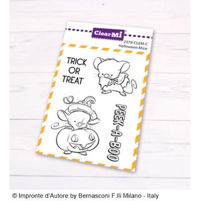 Impronte d’Autore Clear Stamps - Halloween Mice